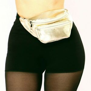 Gold Metallic Fanny Pack